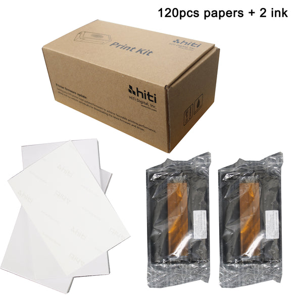 360SPB Compatible Hiti P322W 2 Ink and 120pcs Photo Paper