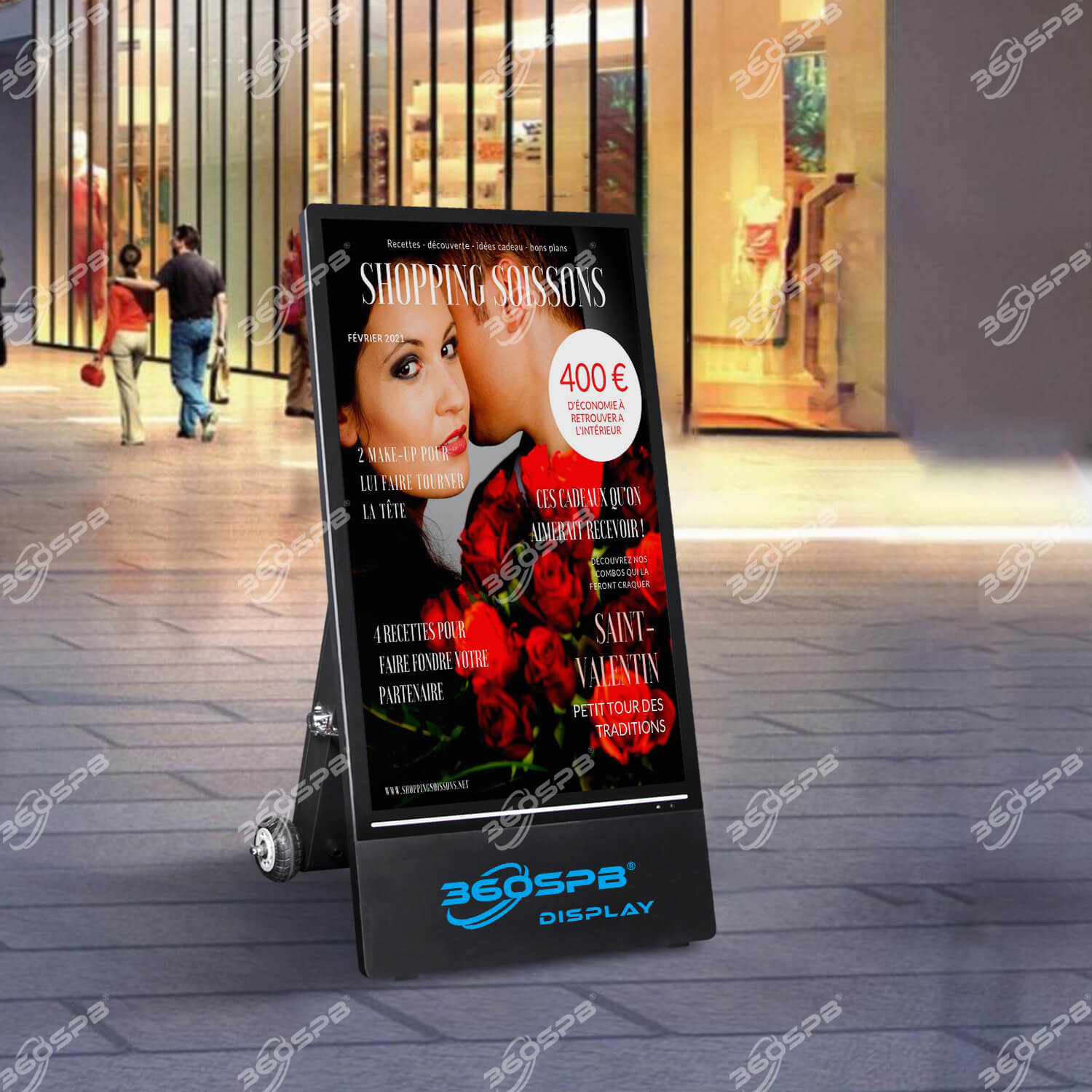 Portable Outdoor Digital Signage 32