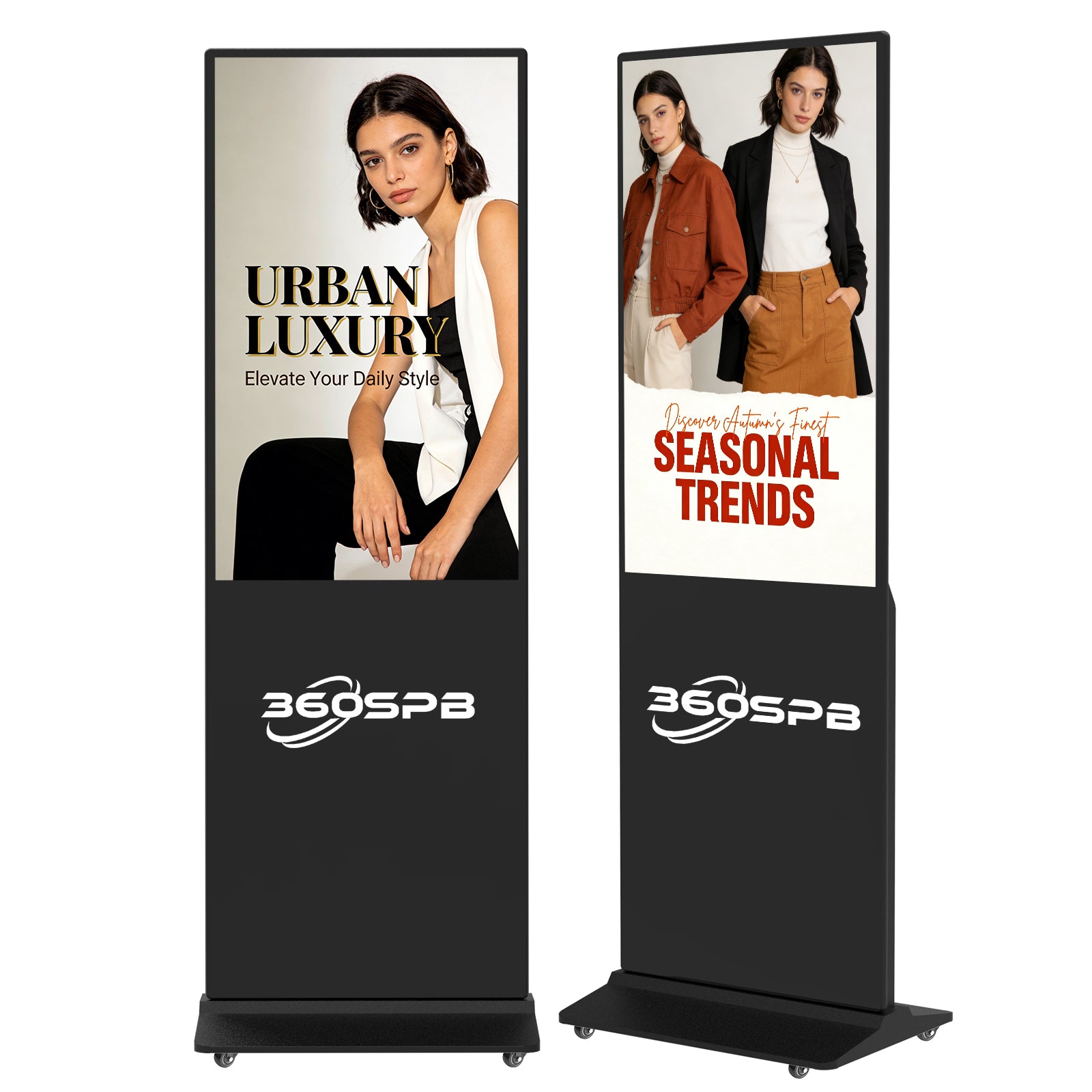 32'' 43'' Digital Signage, Indoor Floor Standing Advertising Display K ...