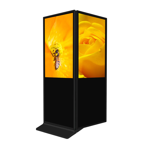 Indoor Floor Standing Double Sided Digital Signage - Floor Standing Dual Touch Screen Display | 360SPB®