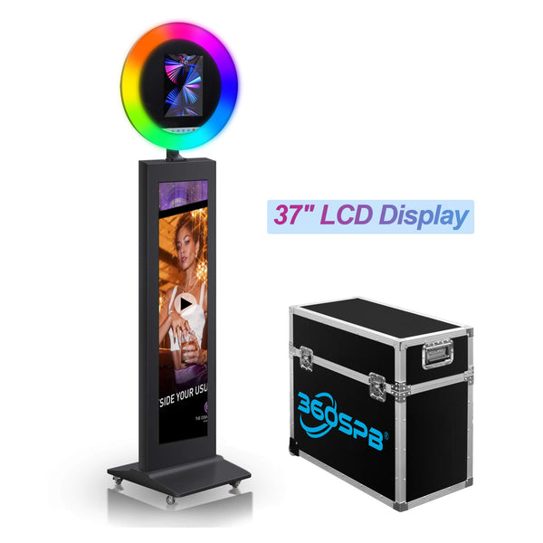 El mejor fotomatón para iPad con pantalla LCD y anillo de luz RGB | 360SPB®