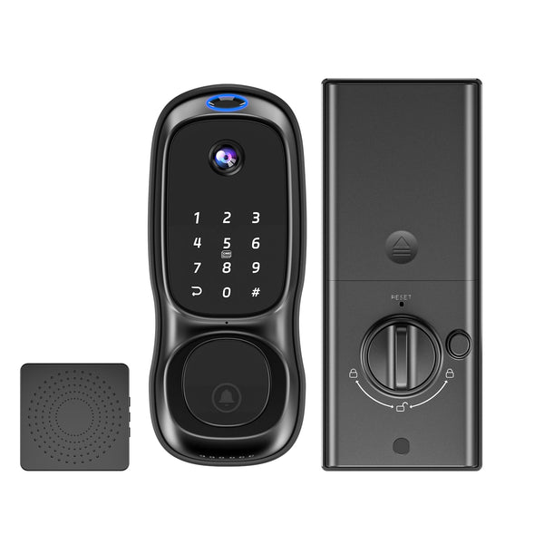 Video Smart Lock, Fingerprint Keyless Entry Door Lock, App Remote Control,Auto Lock | 360SPB®