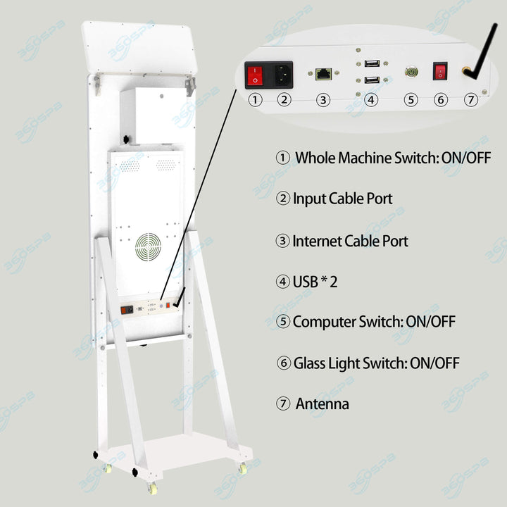 M4 45″ Portable Touch Screen Magic Mirror Photo Booth