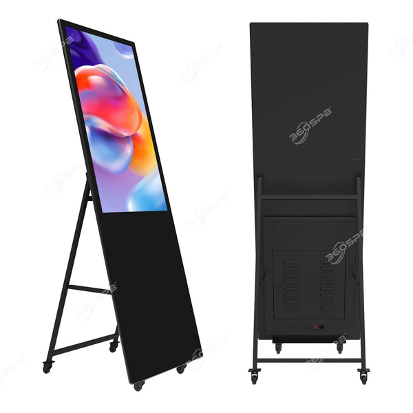 Portable Indoor Digital Signage IPIA LCD Touchscreen Kiosks, Android 11 OS | 360SPB®