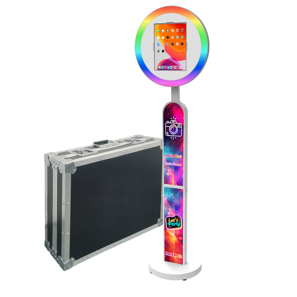 I10 iPad Photo Booth For Party Events |Remote Controls RGB Lights | 360SPB®