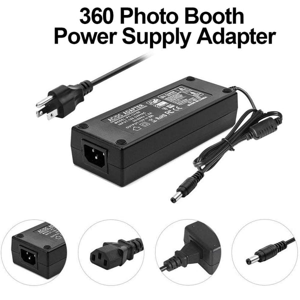 Fuente de alimentación para fotomatón 360 Adaptador de corriente - CA 100-240 V - CC 12 V 8 A - 96 W